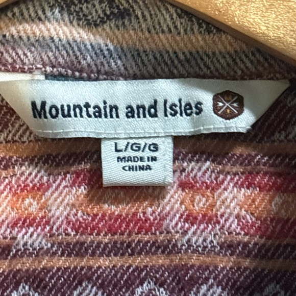 Multicolor Patterned Button-Up Shirt - Picture 3 of 7